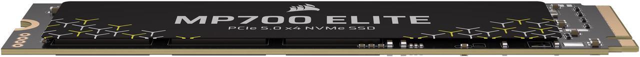Alt view image 5 of 20 - Corsair MP700 Elite M.2 2280 1TB PCI-Express 5.0 x4 3D TLC Internal Solid State Drive (SSD) Up to 10000 MB/s CSSD-F1000GBMP700ENH