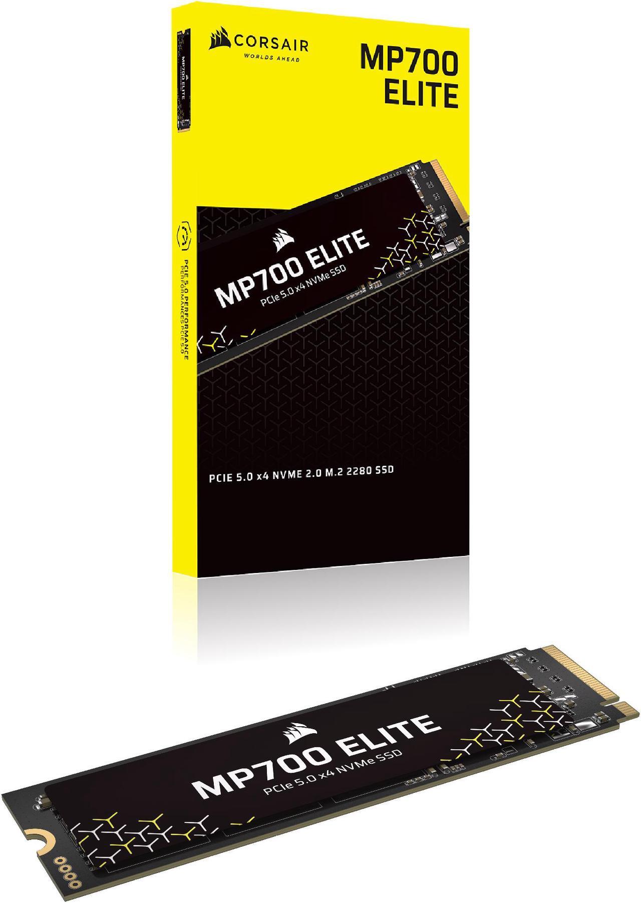 Alt view image 20 of 20 - Corsair MP700 Elite M.2 2280 1TB PCI-Express 5.0 x4 3D TLC Internal Solid State Drive (SSD) Up to 10000 MB/s CSSD-F1000GBMP700ENH