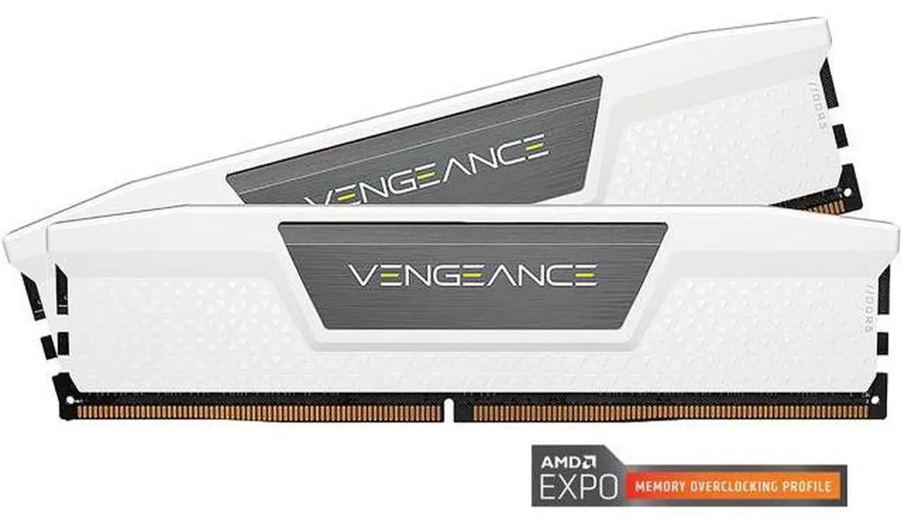 Main image of CORSAIR Vengeance 64GB (2 x 32GB) 288-Pin PC RAM DDR5 6000 (PC5 48000) Desktop Memory Model CMK64GX5M2B6000Z30W