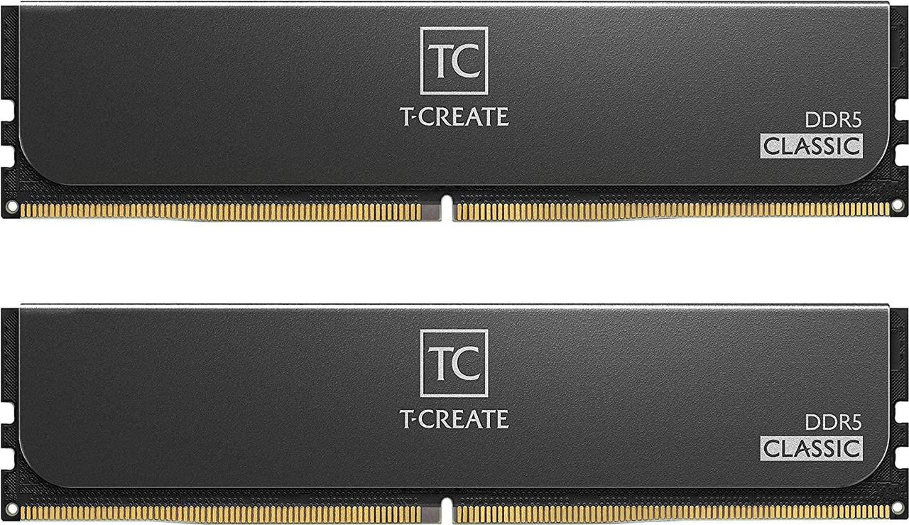 Team T-CREATE CLASSIC 64GB (2 x 32GB) DDR5 6000 (PC5 48000) Desktop Memory Model CTCCD564G6000HC48DC01