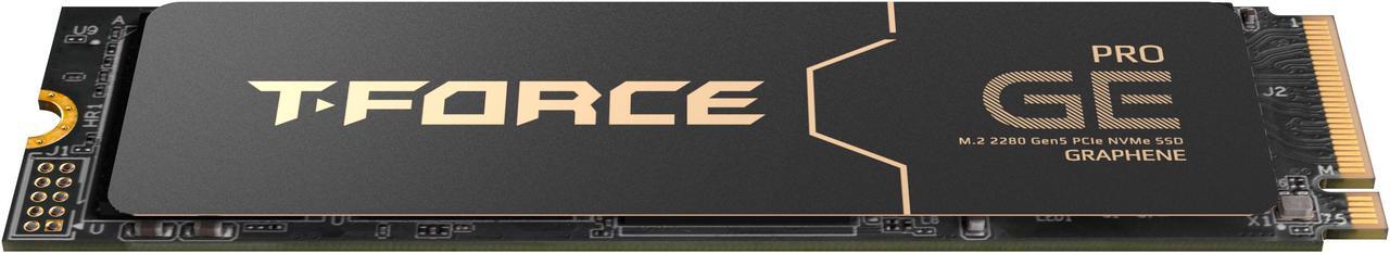 Alt view image 2 of 5 - Team Group T-FORCE GE PRO M.2 2280 2TB PCIe Gen 5.0x4 with NVMe 2.0 3D NAND Internal Solid State Drive (SSD) TM8FFS002T0C129