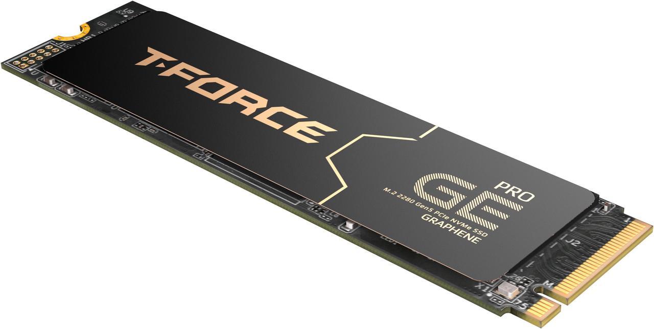 Alt view image 3 of 5 - Team Group T-FORCE GE PRO M.2 2280 2TB PCIe Gen 5.0x4 with NVMe 2.0 3D NAND Internal Solid State Drive (SSD) TM8FFS002T0C129