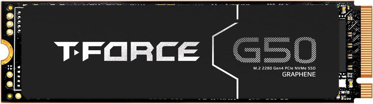 Team Group T-FORCE G50 M.2 2280 512GB PCIe 4.0 x4 with NVMe 1.4 TLC Internal Solid State Drive (SSD) TM8FFE512G0C129