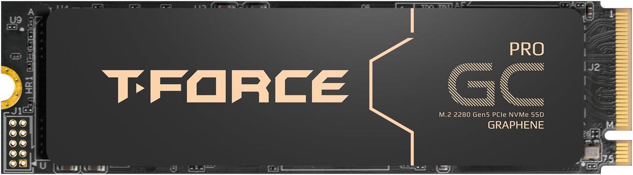 Team Group T-FORCE GC PRO M.2 2280 4TB PCIe Gen 5.0x4 with NVMe 2.0 3D NAND Internal Solid State Drive (SSD) TM8FFL004T0C129