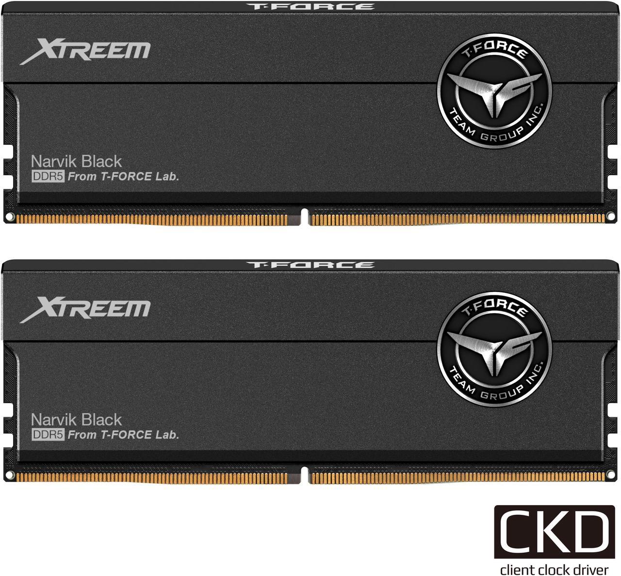 Team XTREEM 48GB (2 x 24GB) 288-Pin CUDIMM DDR5 8400 (PC5 67200) Desktop memory (FFXD548G8400HC42BDC-CU01)