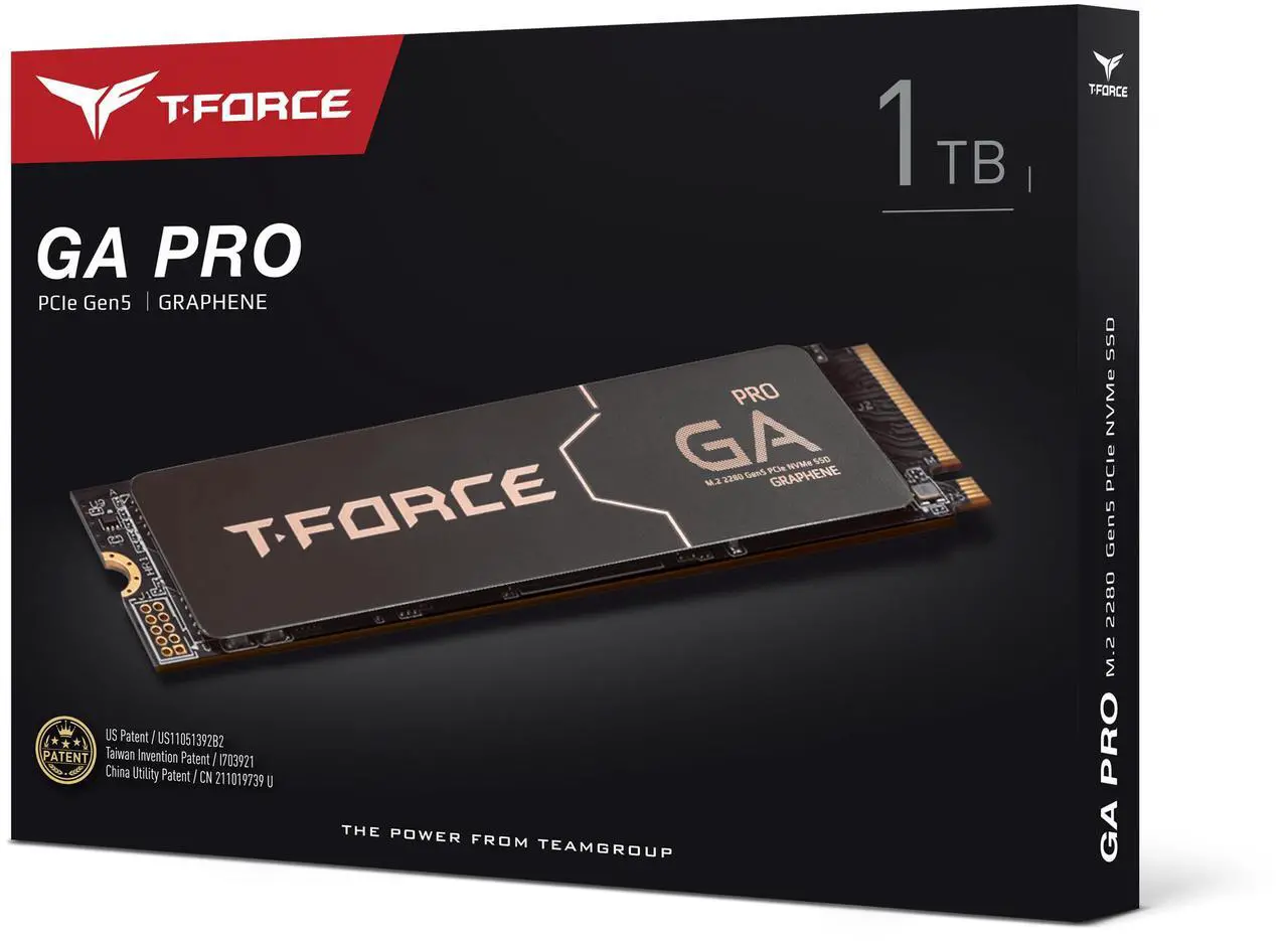 Alt view image 4 of 4 - Team Group GA Pro M.2 2280 1TB PCI-Express 5.0 x4 TM8FFJ001T0C129