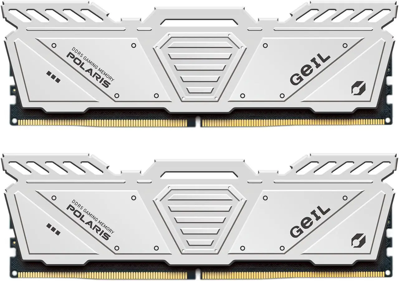 Main image of GeIL Polaris 32GB (2 x 16GB) 288-Pin PC RAM DDR5 5200 (PC5 41600) Desktop Memory Model GAOW532GB5200C34ADC