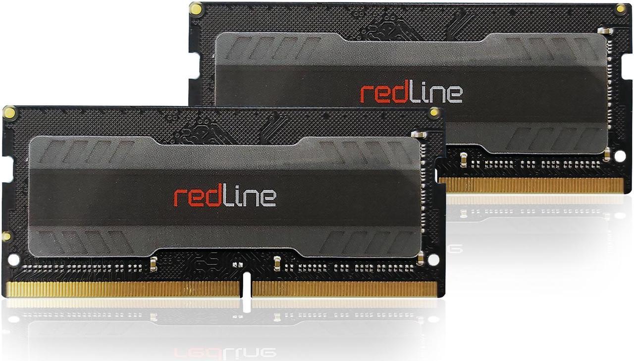 Mushkin Enhanced Redline 32GB (2 x 16GB) 260-Pin DDR4 SO-DIMM DDR4 2666 (PC4 21300) Laptop Memory Model MRA4S266GHHF16GX2