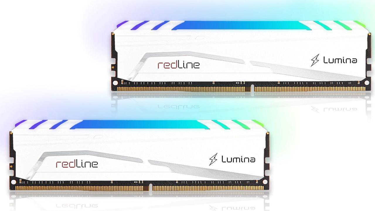 Mushkin Enhanced Redline Lumina RGB 32GB (2 x 16GB) 288-Pin PC RAM DDR5 6800 (PC5 54400) Desktop Memory Model MLB5C680CKKP16GX2