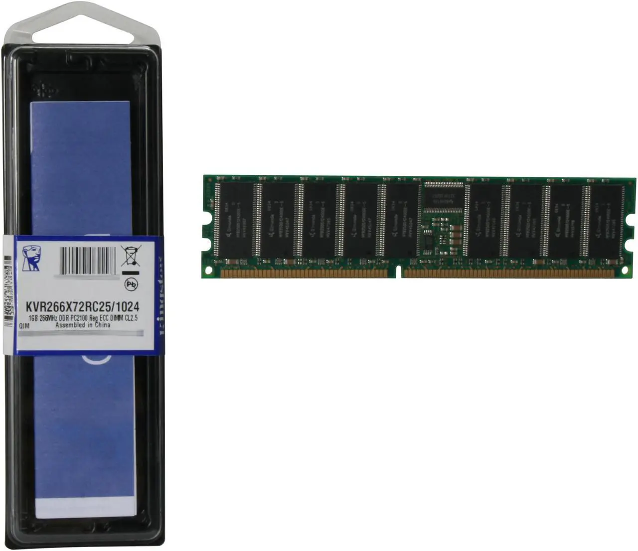 Barrette Mémoire RAM DDR1 256Mo PC-2100 - SDRAM Pour PC Ancien