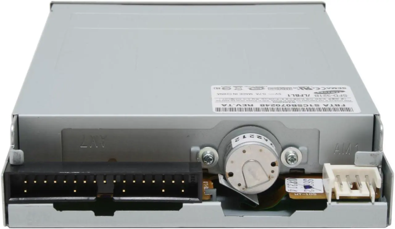 Alt view image 2 of 2 - SAMSUNG Black 1.44MB 3.5" Internal Floppy Drive Model SFD321B/LFBL1 - OEM