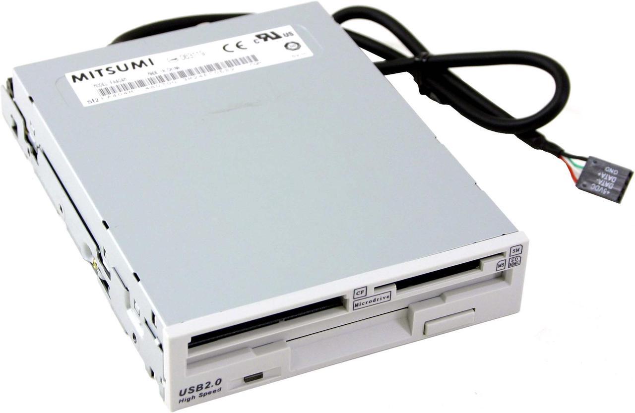 Main image of MITSUMI FA404M 8-in-1 USB 2.0 Internal Digital Card Reader with Floppy Driver - OEM