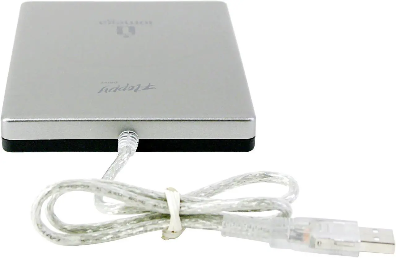 Alt view image 2 of 4 - iomega Silver 1.44MB 3.5" External USB Floppy Drive Model 32633