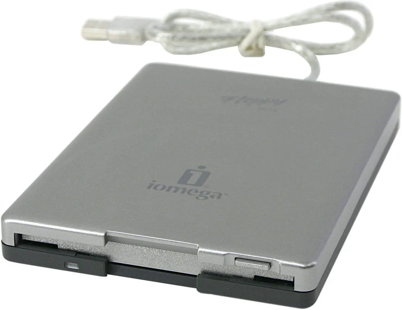 Main image of iomega Silver 1.44MB 3.5" External USB Floppy Drive Model 32633