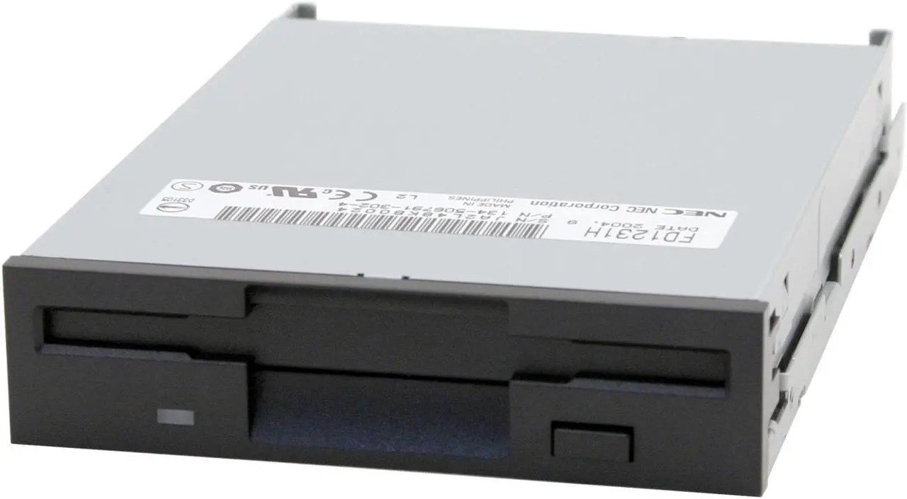 Main image of NEC Black 1.44MB 3.5" Internal Floppy Drive Model FD1231H-302 - OEM