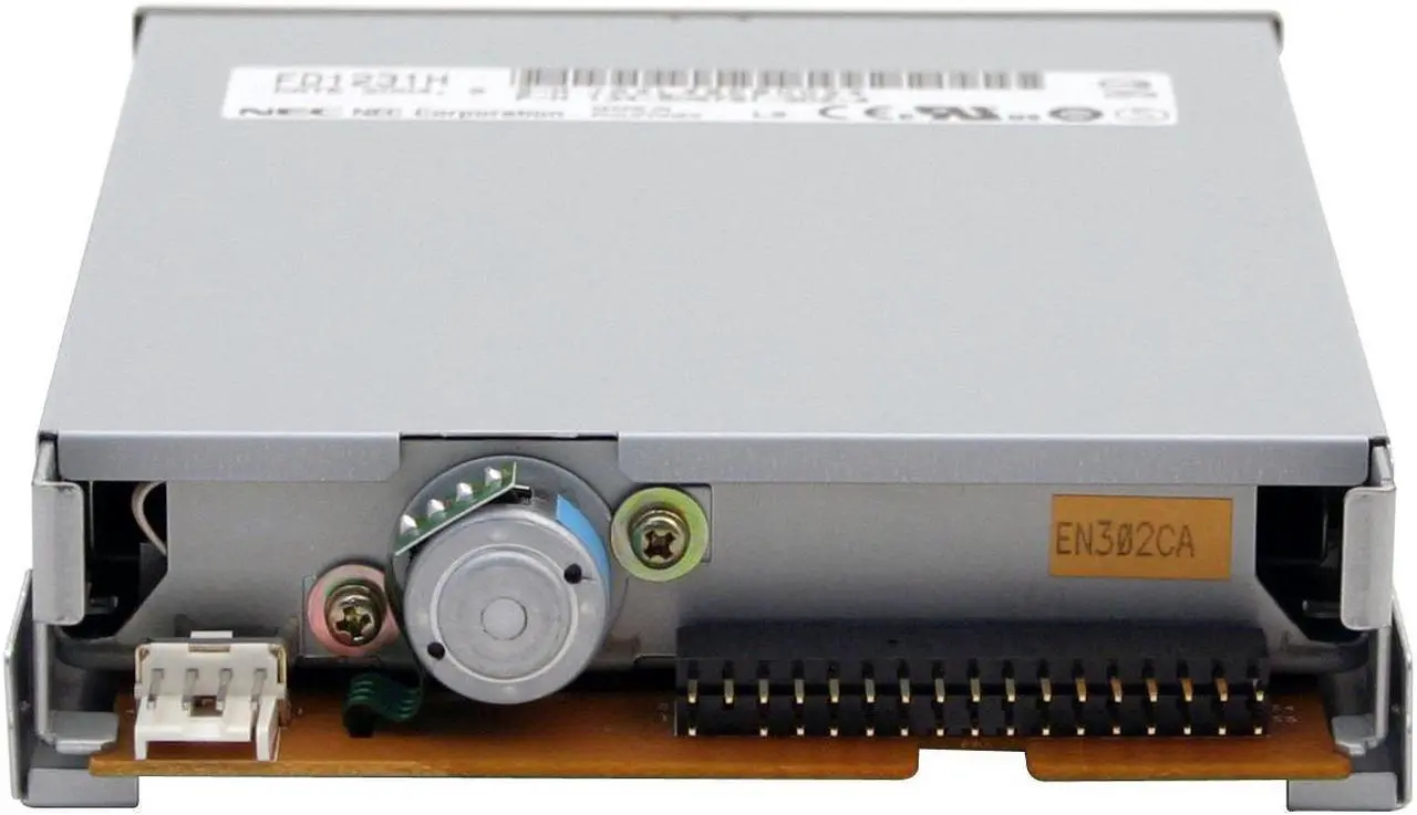 Alt view image 2 of 2 - NEC Black 1.44MB 3.5" Internal Floppy Drive Model FD1231H-302 - OEM