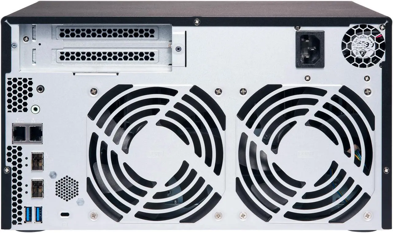 Alt view image 11 of 12 - QNAP TS-832X-2G-US High-Performance 8-Bay 64-bit NAS Built-in 2 x 10 GbE (SFP+) Network, Hardware Encryption, Quad Core 1.7 GHz, 2GB RAM, 2 x 1 GbE