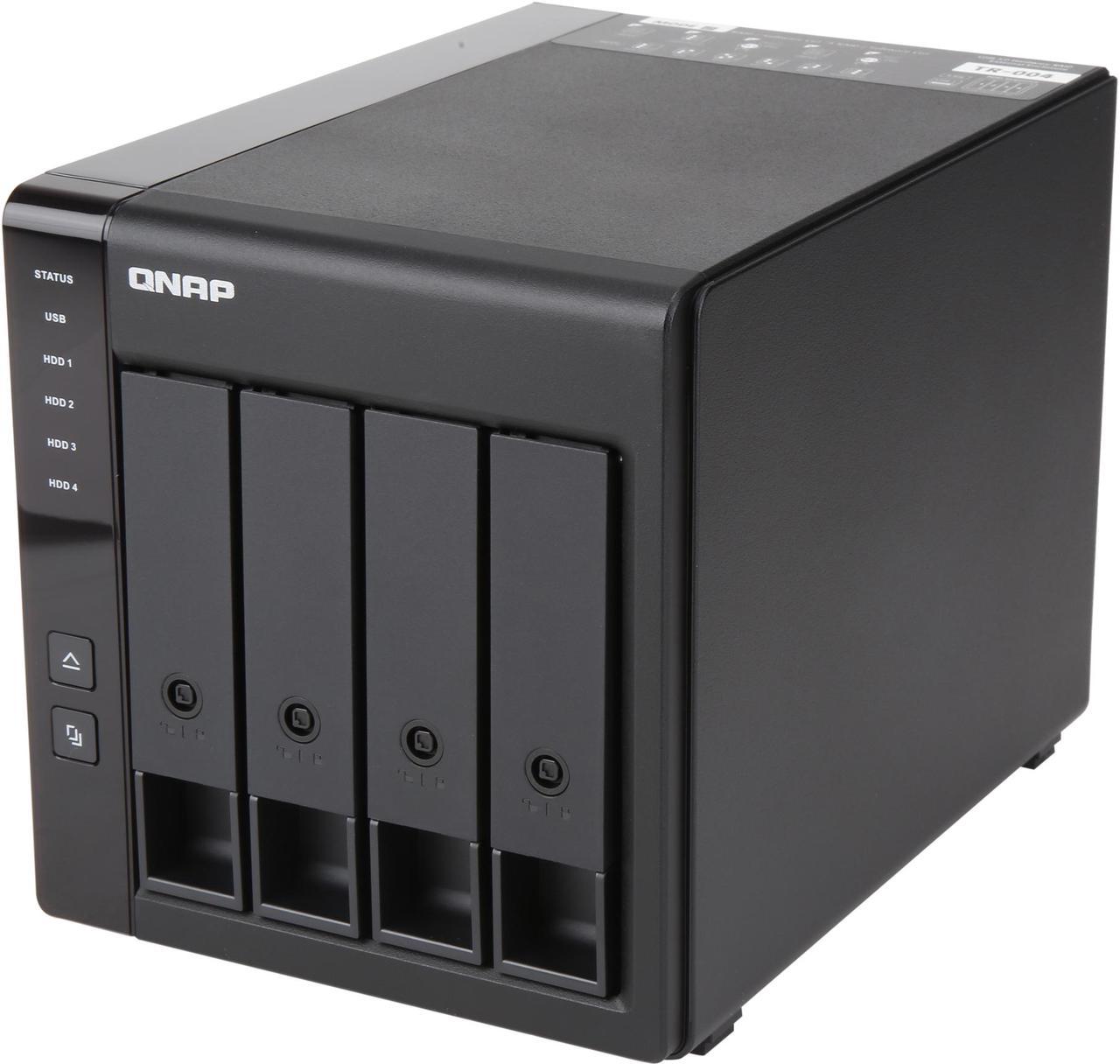 QNAP TR-004-US 4 Bay Type-C Direct Attached Storage DAS Expansion with Hardware RAID (Diskless)