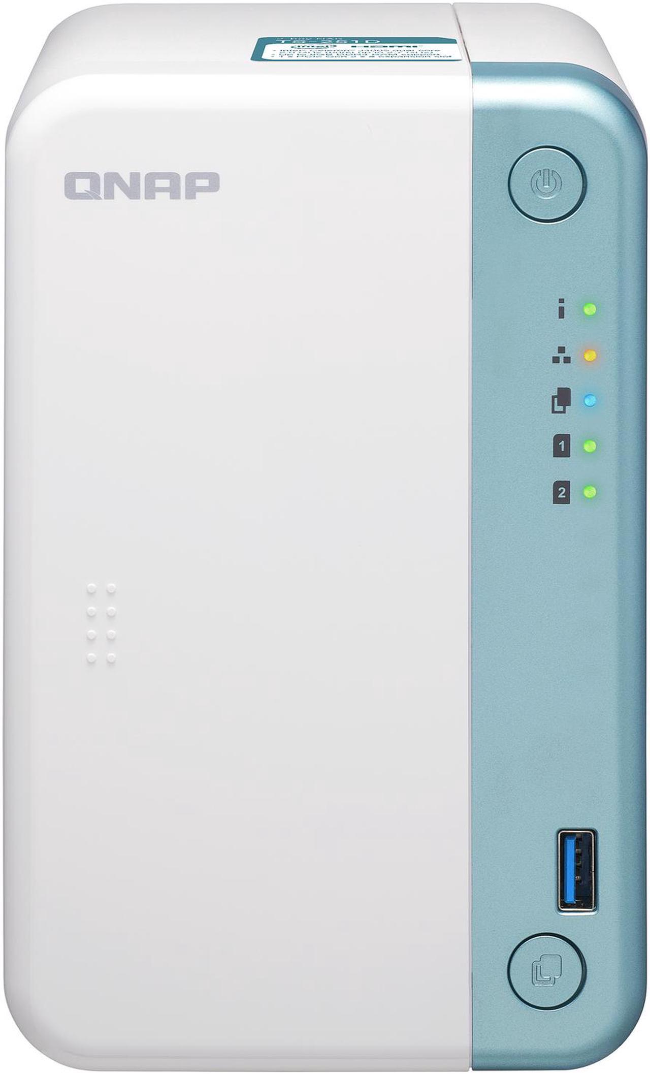 Alt view image 4 of 12 - QNAP TS-251D-2G-US Diskless System Network Storage