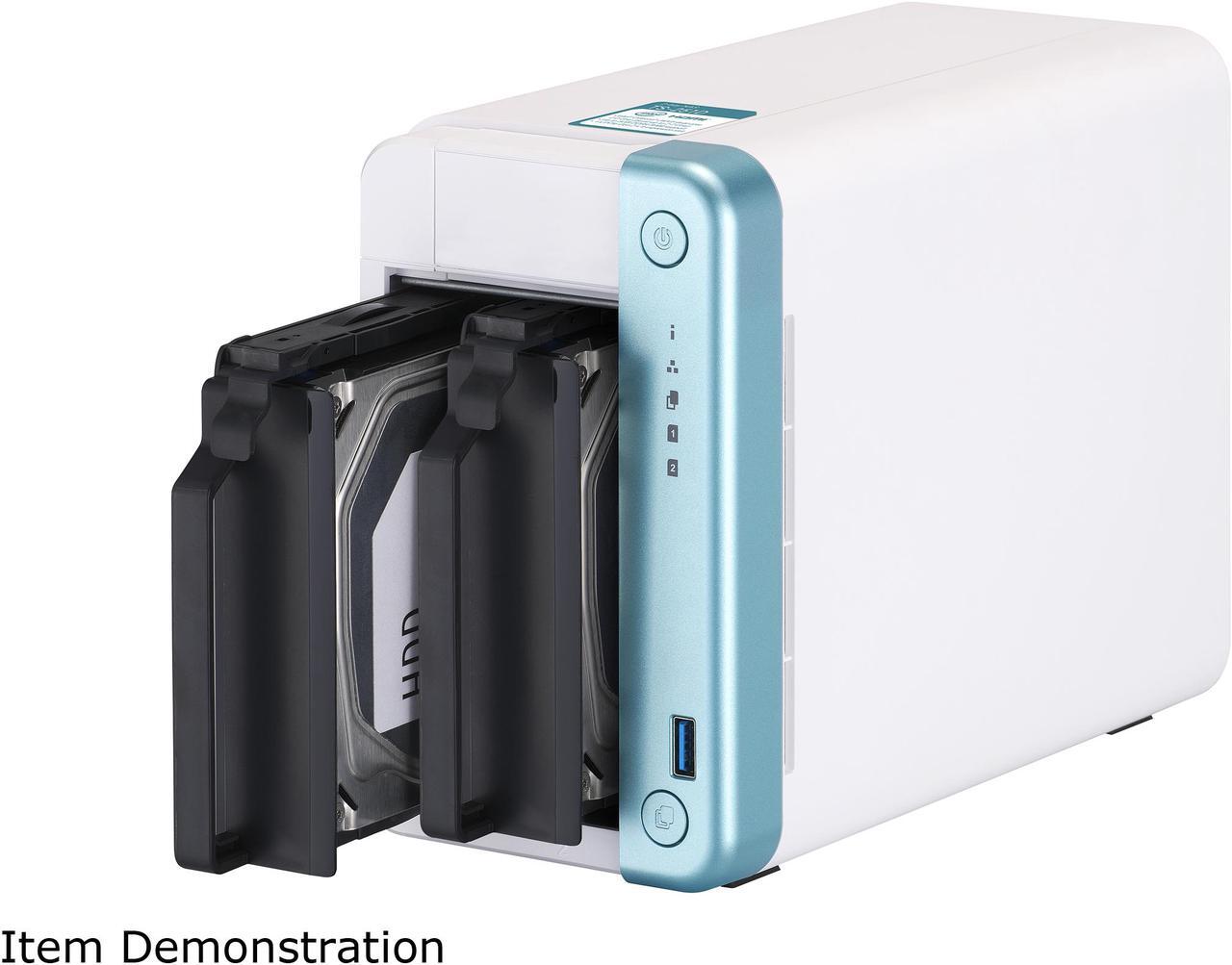 Alt view image 8 of 12 - QNAP TS-251D-2G-US Diskless System Network Storage
