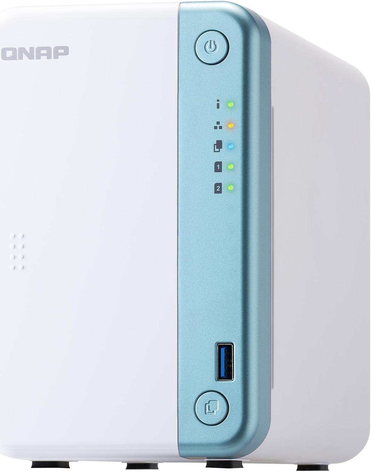 Alt view image 2 of 12 - QNAP TS-251D-2G-US Diskless System Network Storage