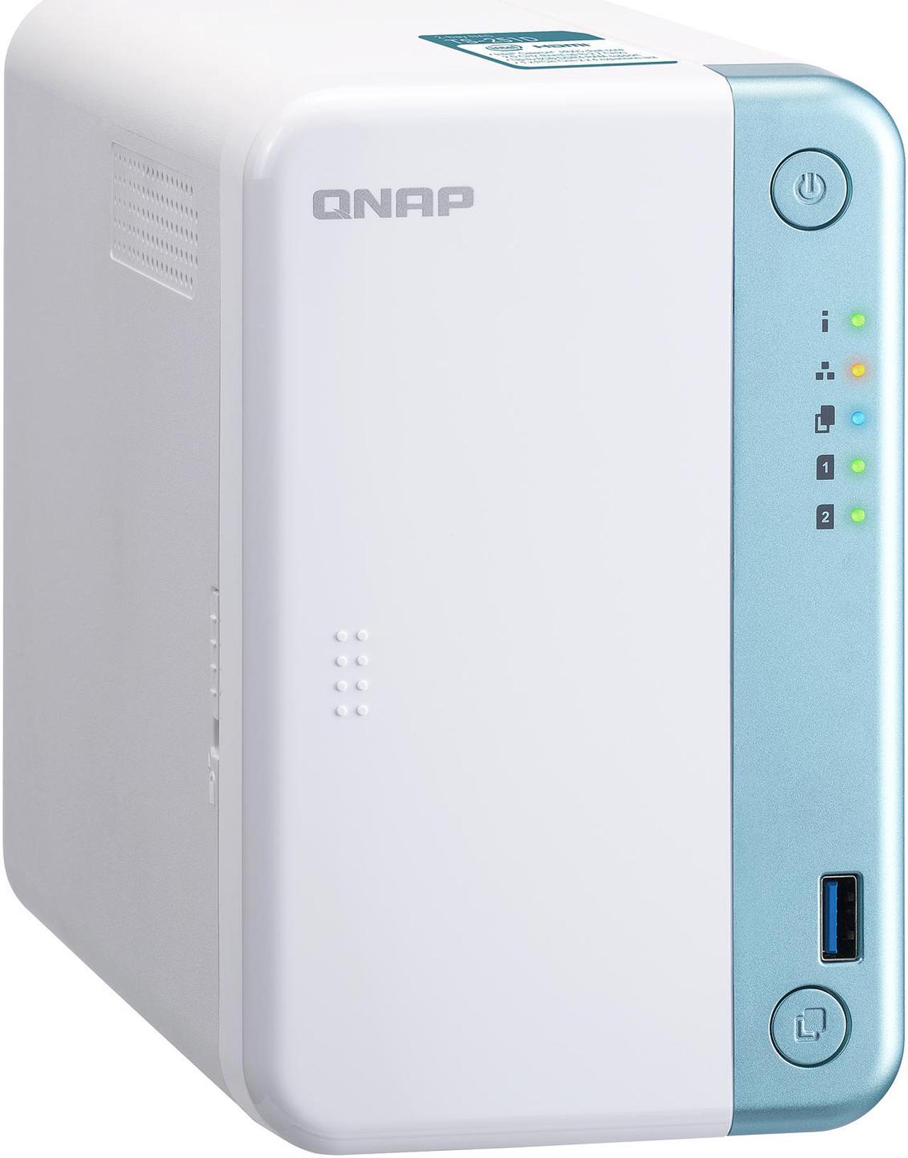 Alt view image 3 of 12 - QNAP TS-251D-2G-US Diskless System Network Storage