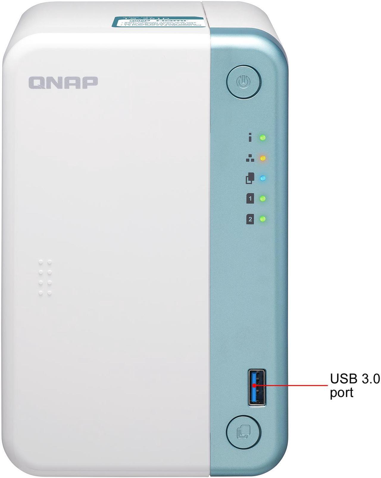Alt view image 5 of 12 - QNAP TS-251D-2G-US Diskless System Network Storage