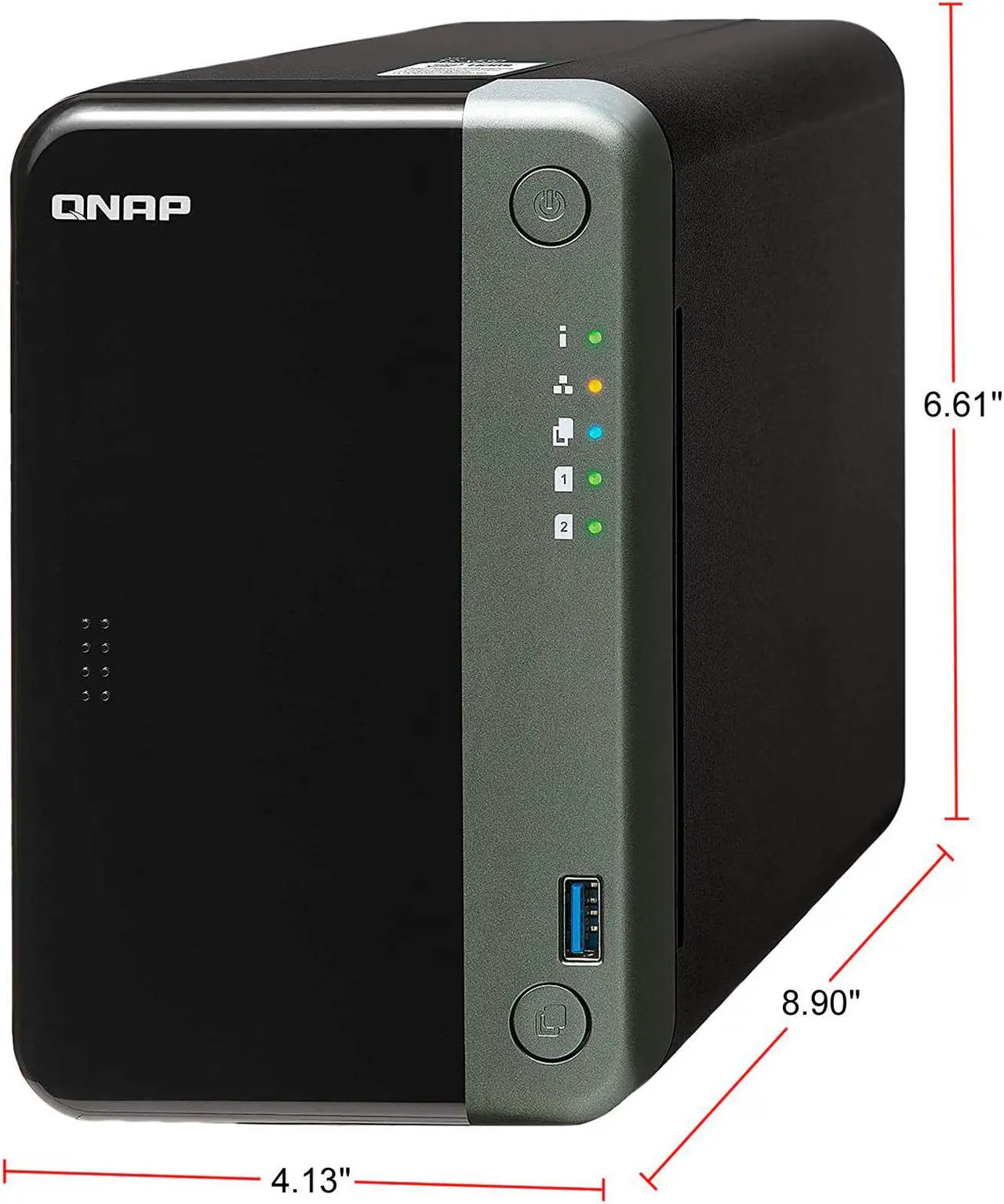 Alt view image 5 of 12 - QNAP TS-253D-4G-US Diskless System Network Storage