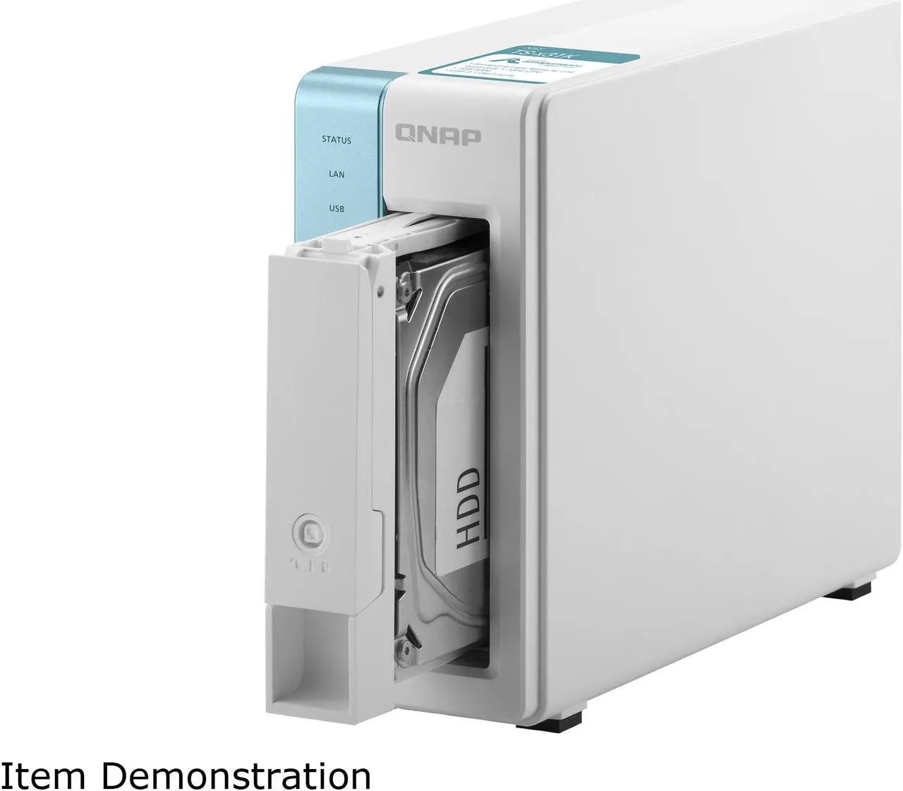 Alt view image 11 of 12 - QNAP 1-Bay Personal Cloud NAS for Backup and Data Sharing 4-core 1.7GHz 1GB RAM w/ Lockable Drive Tray TS-131K-US