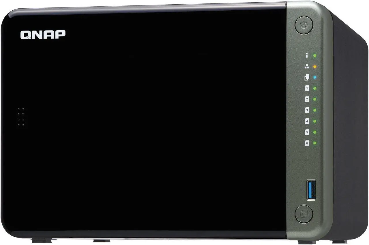 Alt view image 6 of 10 - QNAP TS-653D-4G-US Diskless System Network Storage