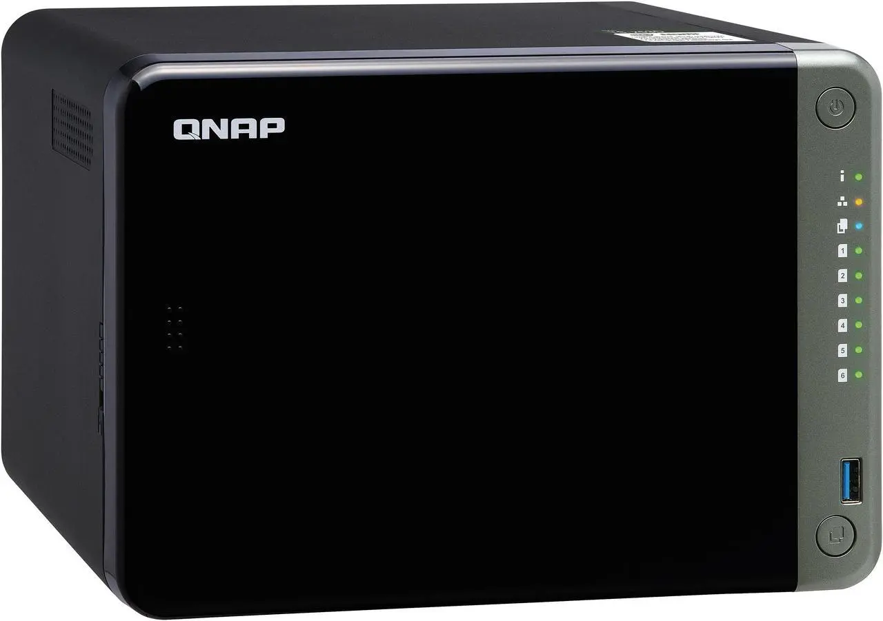 Alt view image 2 of 10 - QNAP TS-653D-4G-US Diskless System Network Storage