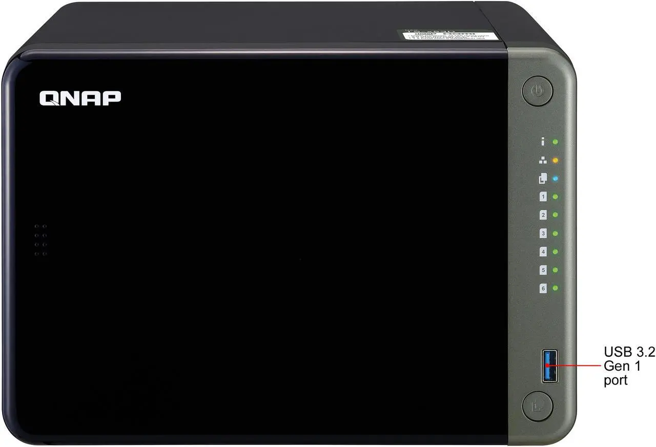 Alt view image 4 of 10 - QNAP TS-653D-4G-US Diskless System Network Storage