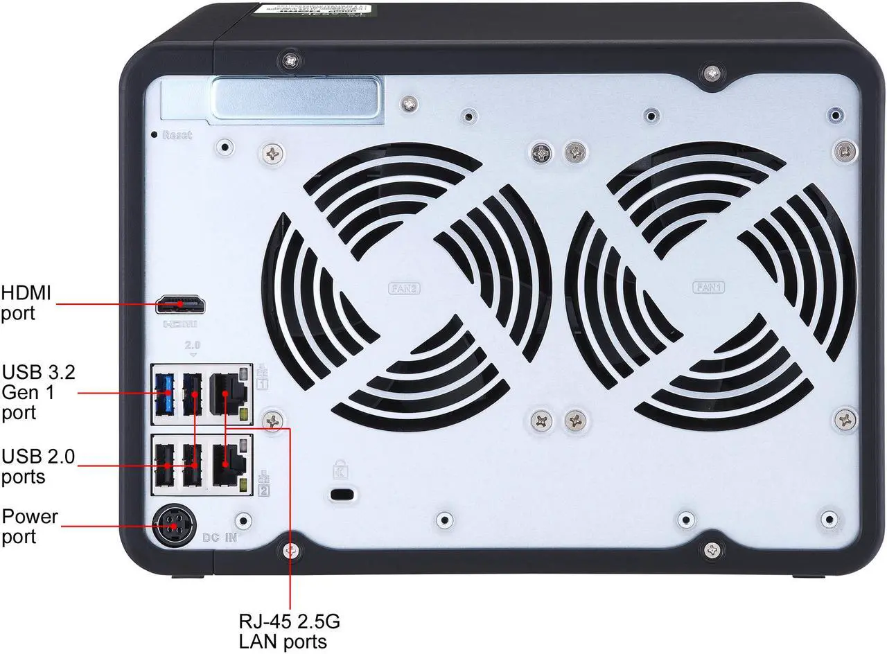 Alt view image 10 of 10 - QNAP TS-653D-4G-US Diskless System Network Storage