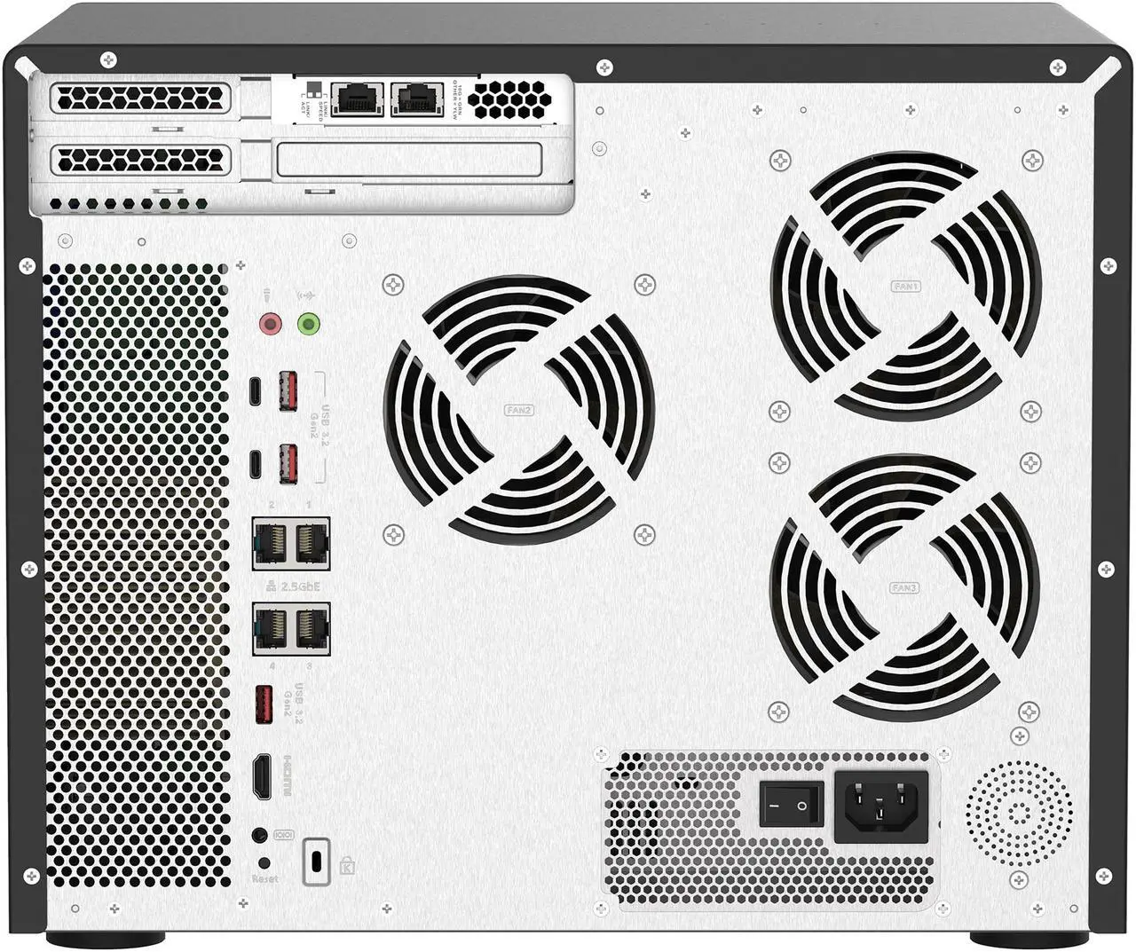 Alt view image 7 of 6 - QNAP TVS-H1688X-W1250-32G-US Diskless System Network Storage