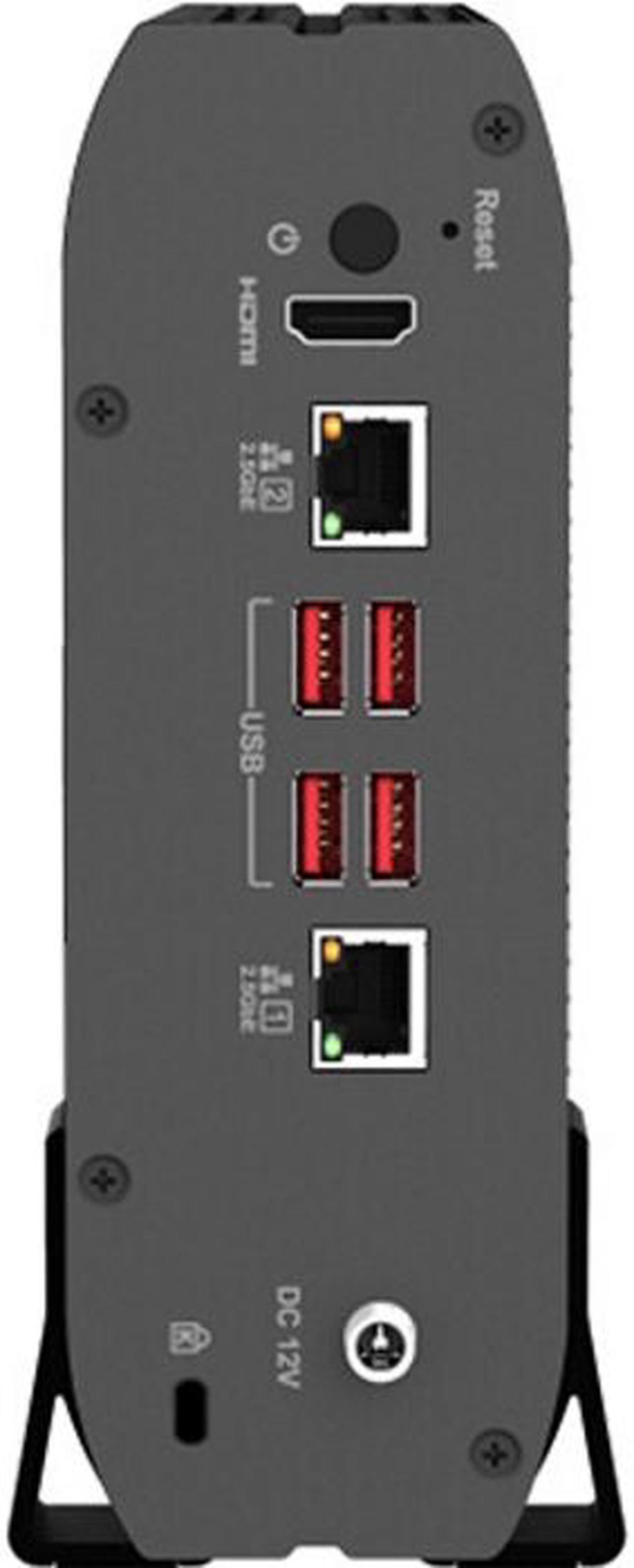 Alt view image 6 of 6 - QNAP TS-410E-8G-US 4 Bay Professional fanless Desktop NAS with Intel Celeron Quad-core Processor, 8 GB DDR4 RAM and Dual 2.5GbE (2.5G/1G/100M) Network Connectivity (Diskless)