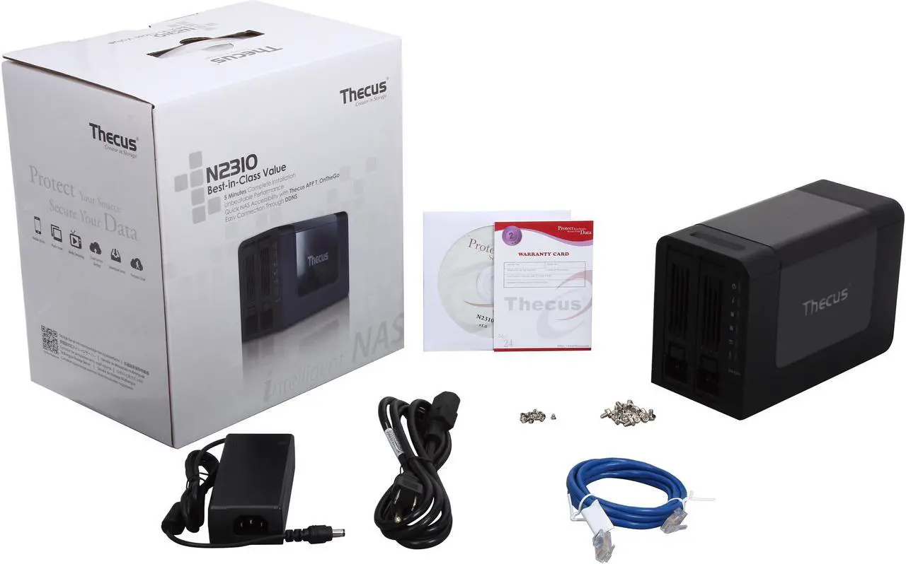 Alt view image 6 of 6 - Thecus N2310 Diskless System Network Storage
