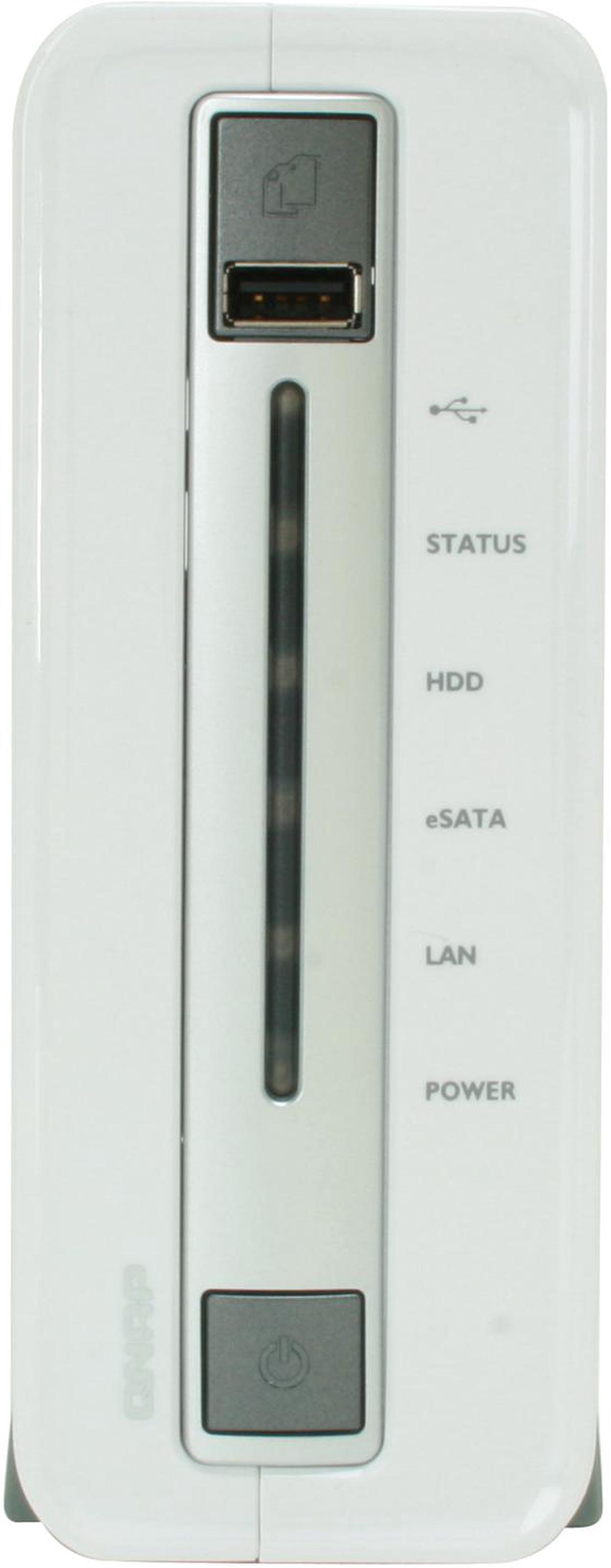 Alt view image 2 of 5 - QNAP TS-110-US Diskless System All-in-one NAS Server with iSCSI for SOHO and Home Users