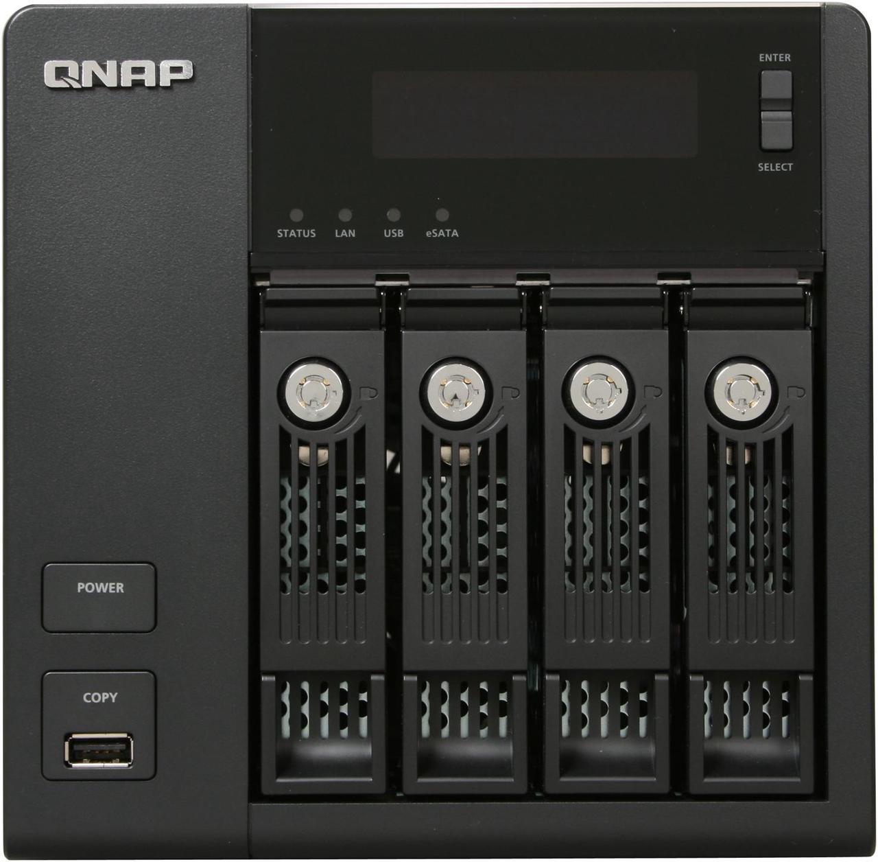 Alt view image 2 of 5 - QNAP TS-459 PRO-US Diskless System Superior Performance NAS with iSCSI for Business