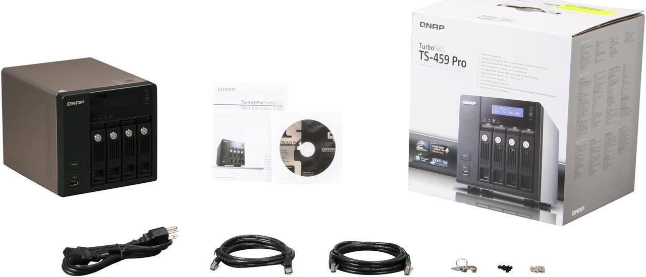 Alt view image 5 of 5 - QNAP TS-459 PRO-US Diskless System Superior Performance NAS with iSCSI for Business