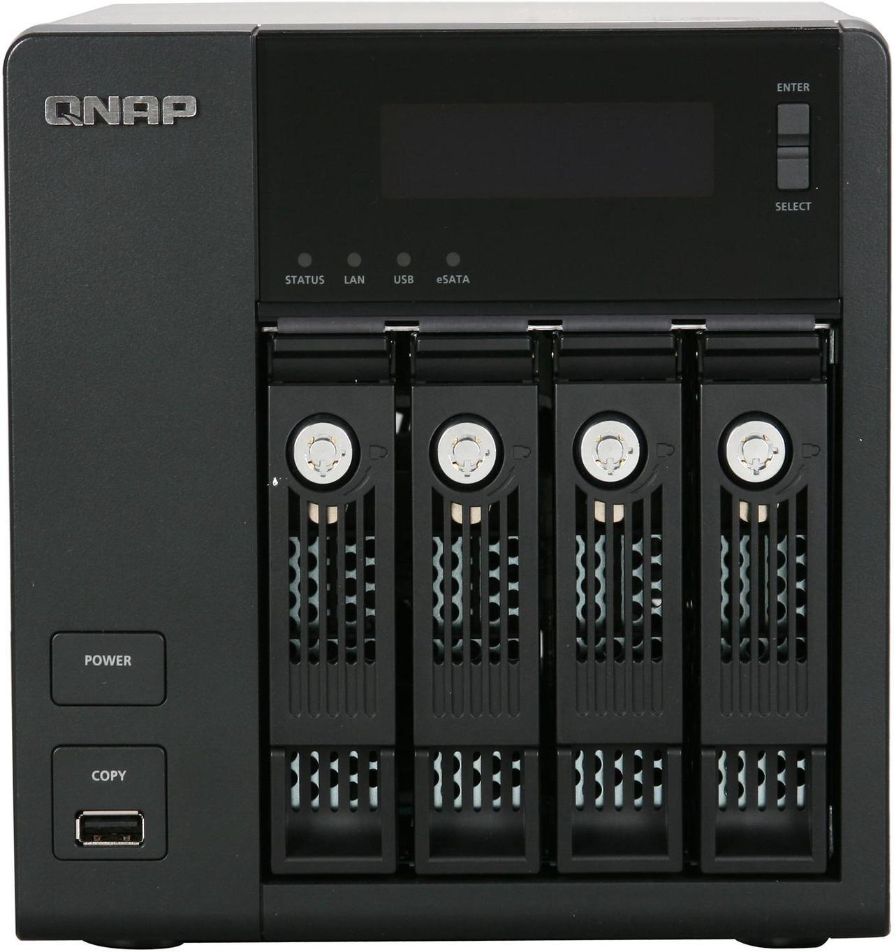 Alt view image 2 of 5 - QNAP TS-439-PROII-US Diskless System TurboNAS Superior Performance NAS with iSCSI for Business