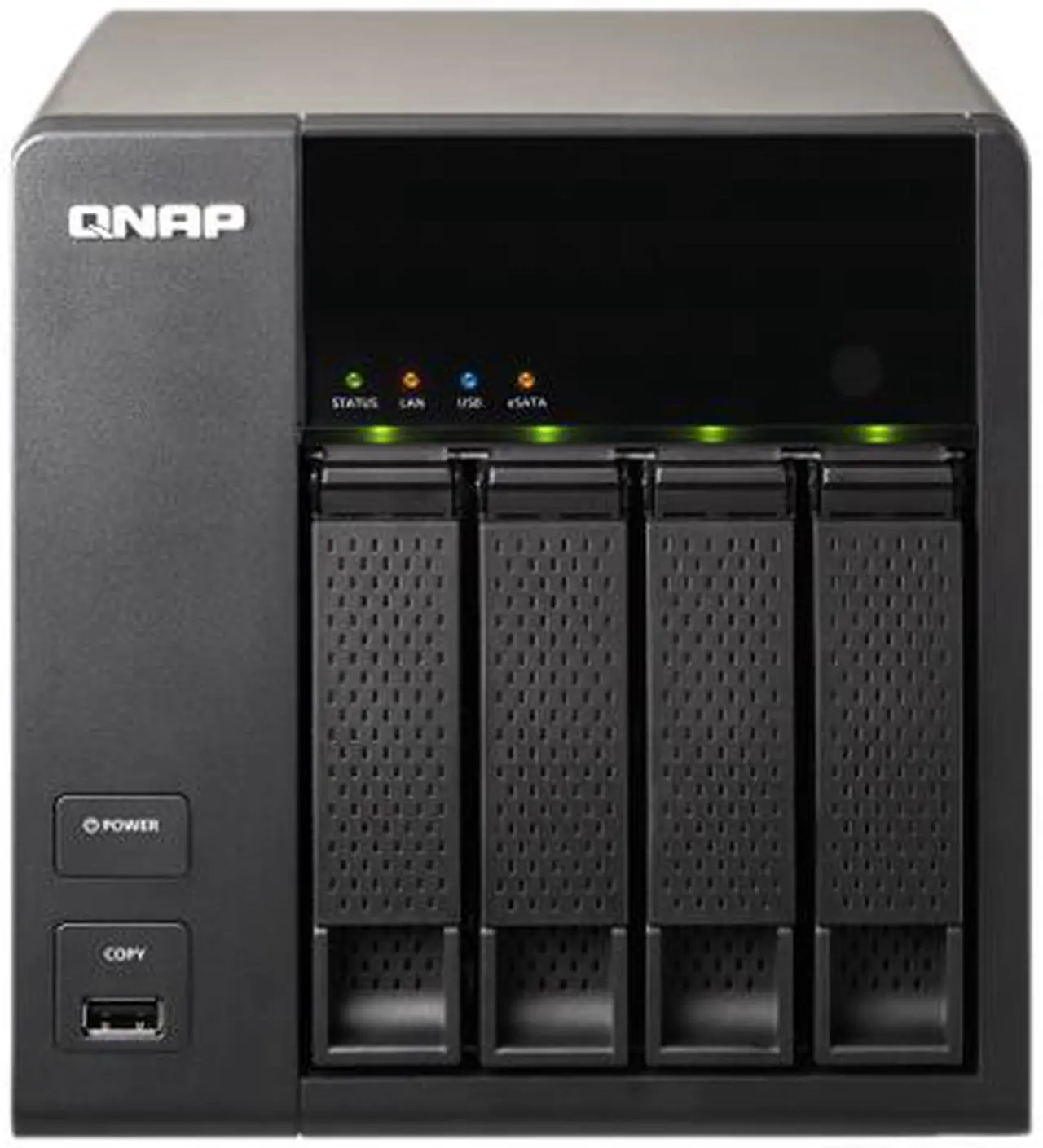 Alt view image 3 of 13 - QNAP TS-420 Diskless System Network Storage