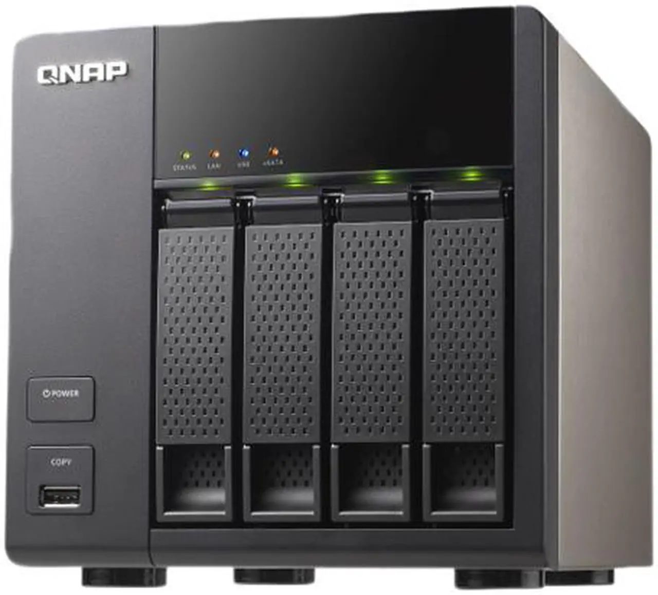 Alt view image 5 of 13 - QNAP TS-420 Diskless System Network Storage
