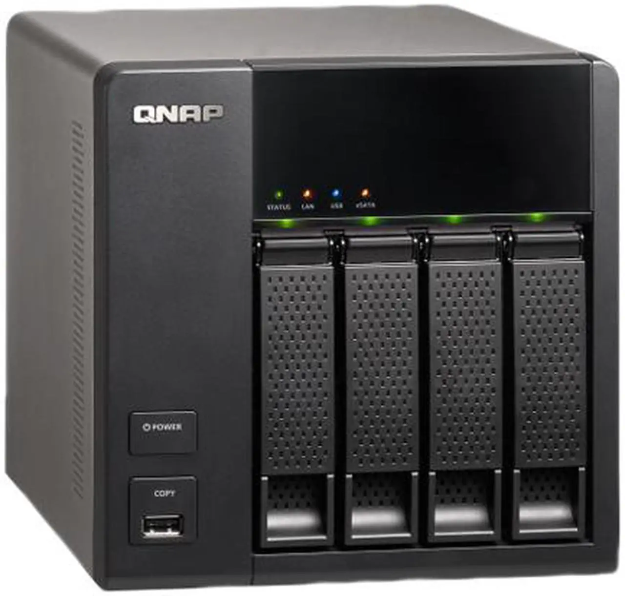 Alt view image 4 of 13 - QNAP TS-420 Diskless System Network Storage