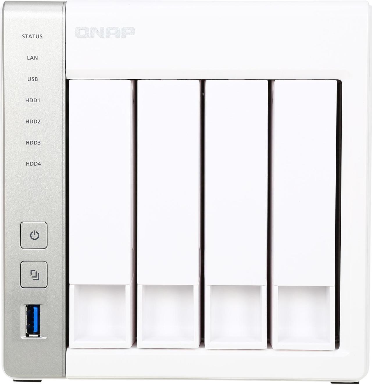 Alt view image 3 of 7 - QNAP TS-431 4-Bay Personal Cloud NAS Diskless System with DLNA, PLEX Support