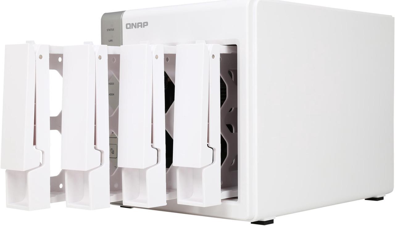 Alt view image 7 of 7 - QNAP TS-431 4-Bay Personal Cloud NAS Diskless System with DLNA, PLEX Support