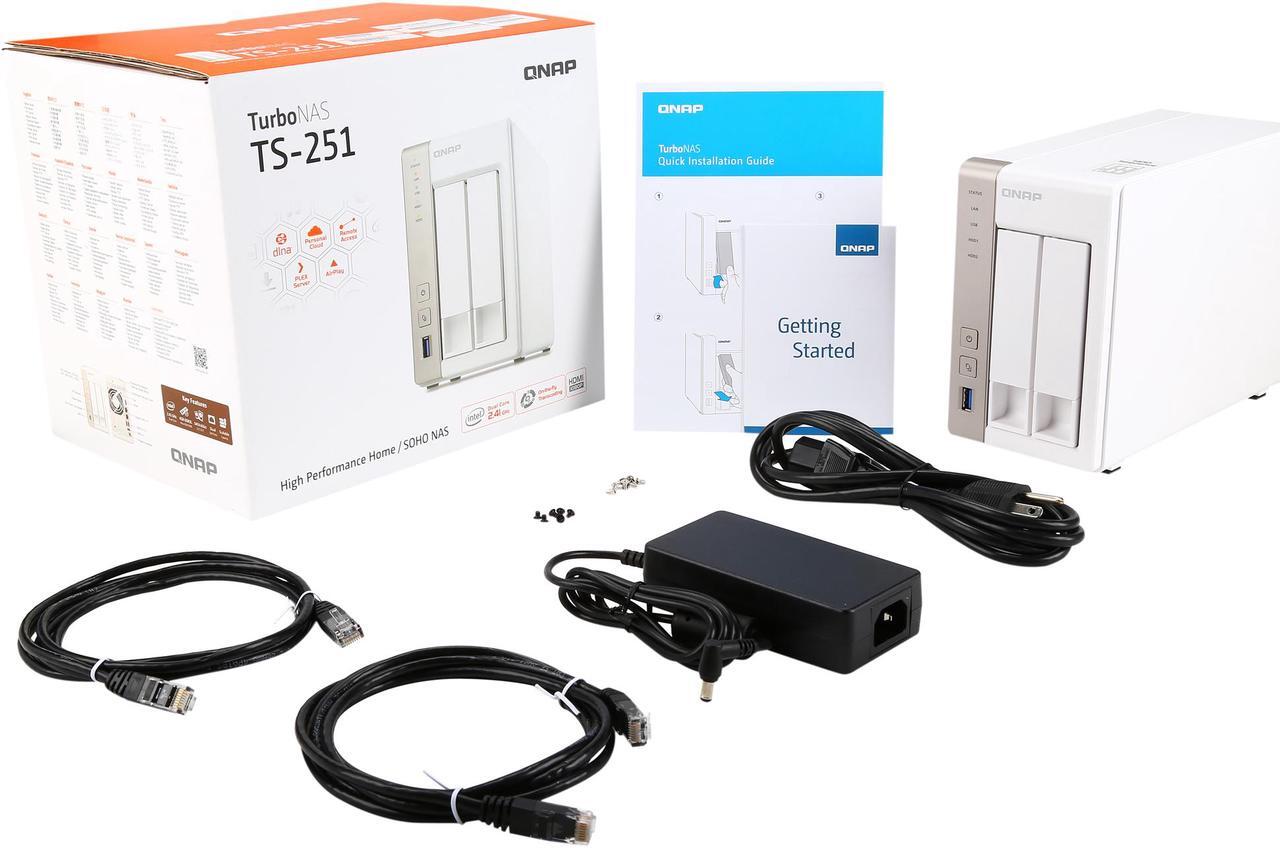 Alt view image 7 of 7 - QNAP TS-251-4G-23R-US 6TB (2 x 3TB) Network Storage