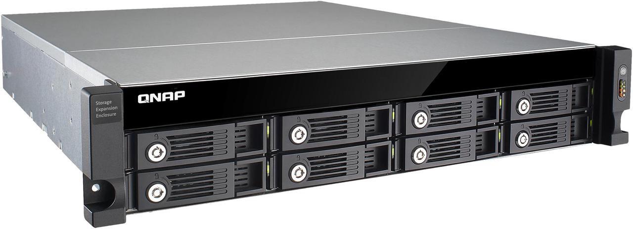 Alt view image 5 of 9 - QNAP UX-800U-RP-US Economical RAID Expansion Enclosure for Turbo NAS