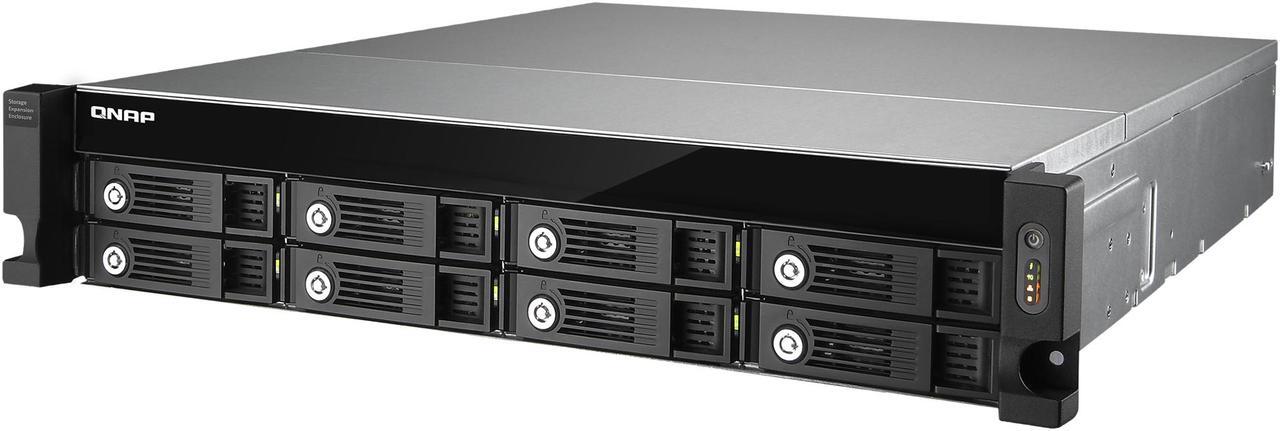 Alt view image 3 of 9 - QNAP UX-800U-RP-US Economical RAID Expansion Enclosure for Turbo NAS