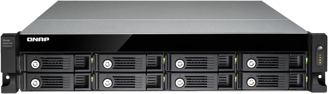 Alt view image 4 of 9 - QNAP UX-800U-RP-US Economical RAID Expansion Enclosure for Turbo NAS