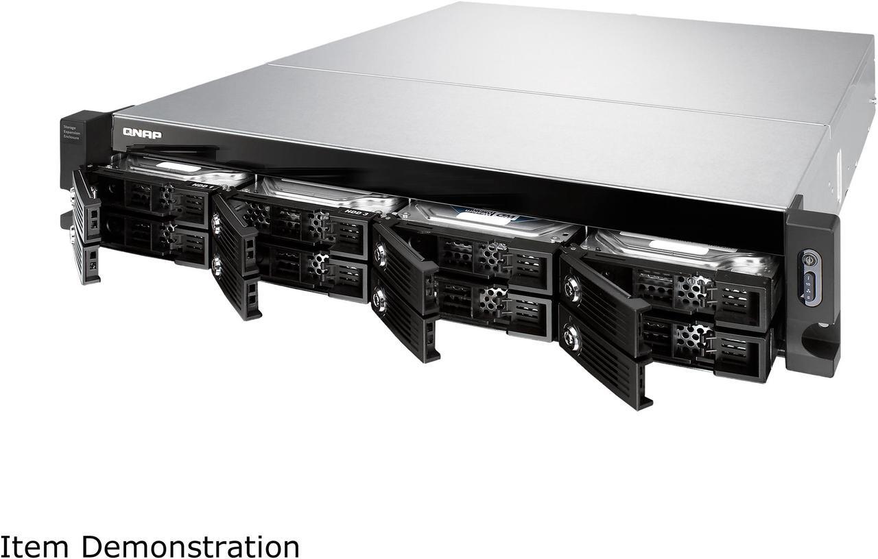 Alt view image 6 of 9 - QNAP UX-800U-RP-US Economical RAID Expansion Enclosure for Turbo NAS